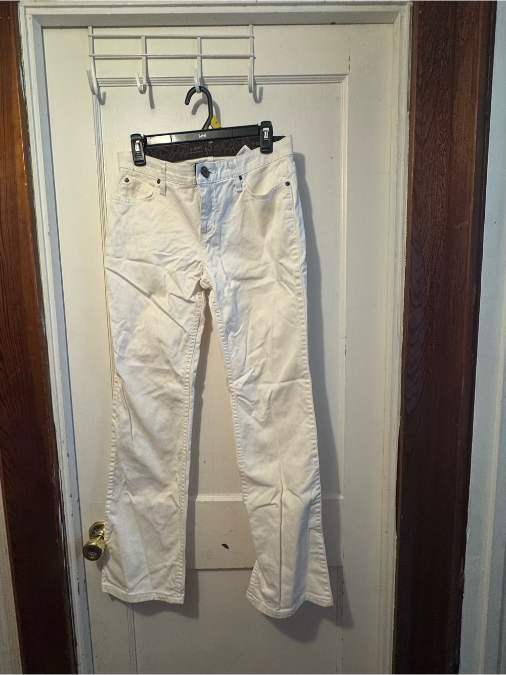 Women’s Wrangler White Bootcut Q-Baby Ultimate Riding Jeans - Size 5 (28x32)